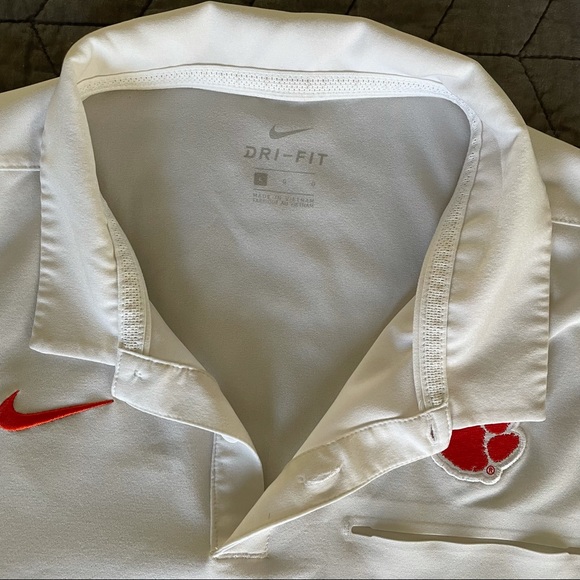 Clemson Nike Elite Coaches SidelinePerformancePolo - Picture 3 of 4
